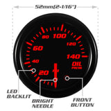 Tinted 7 Colour Oil Press Gauge(Psi)