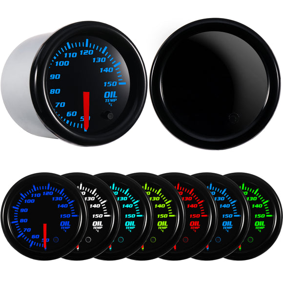 Oil Color Gage Example Tinted 7 Colour Oil Temp Gauge(℃) – KETGAUGE