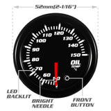 Tinted 7 Colour Oil Temp Gauge(℃)