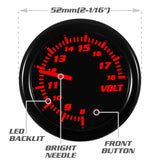 Tinted 7 Colour Volts Gauge